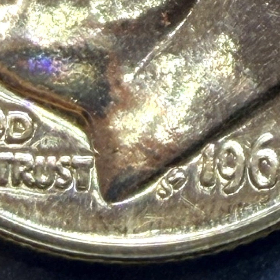 1961 Proof Roosevelt Dime 10C 90% Silver Mirror Proof Philadelphia Mint US Coin