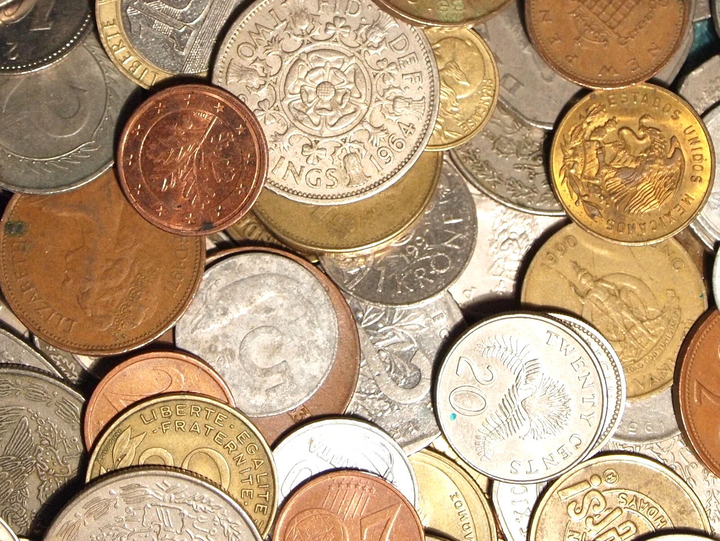 1/2 Pound World Coins Bulk Lot Around The World FOREIGN Coins Instant Collection