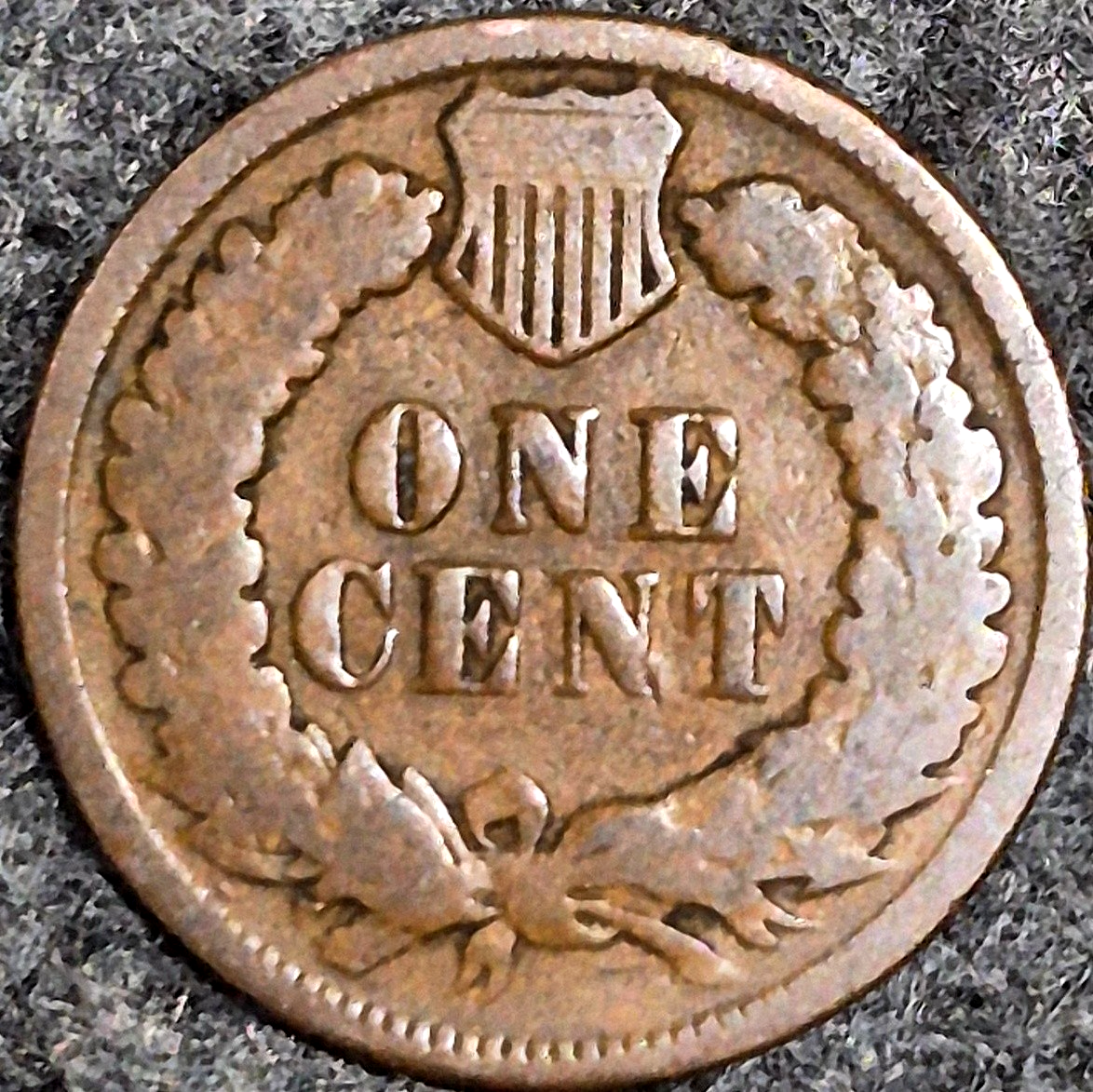 1894 Indian Head Cent Good Full Rims Shield Lines Bronze 1C US Penny Coin