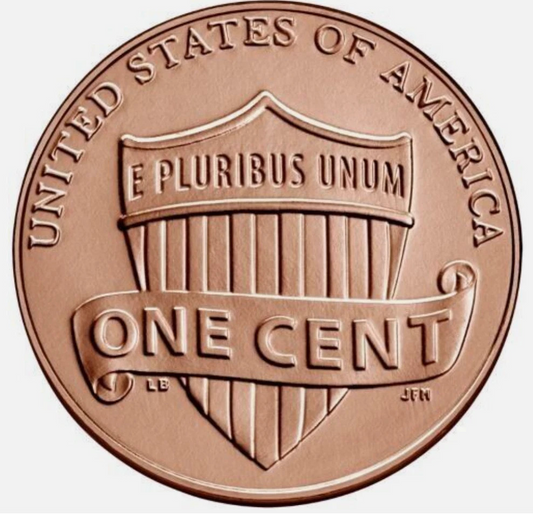 2023 D Lincoln Shield Cent Denver Mint RED BU Uncirculated Coin from Bank Roll