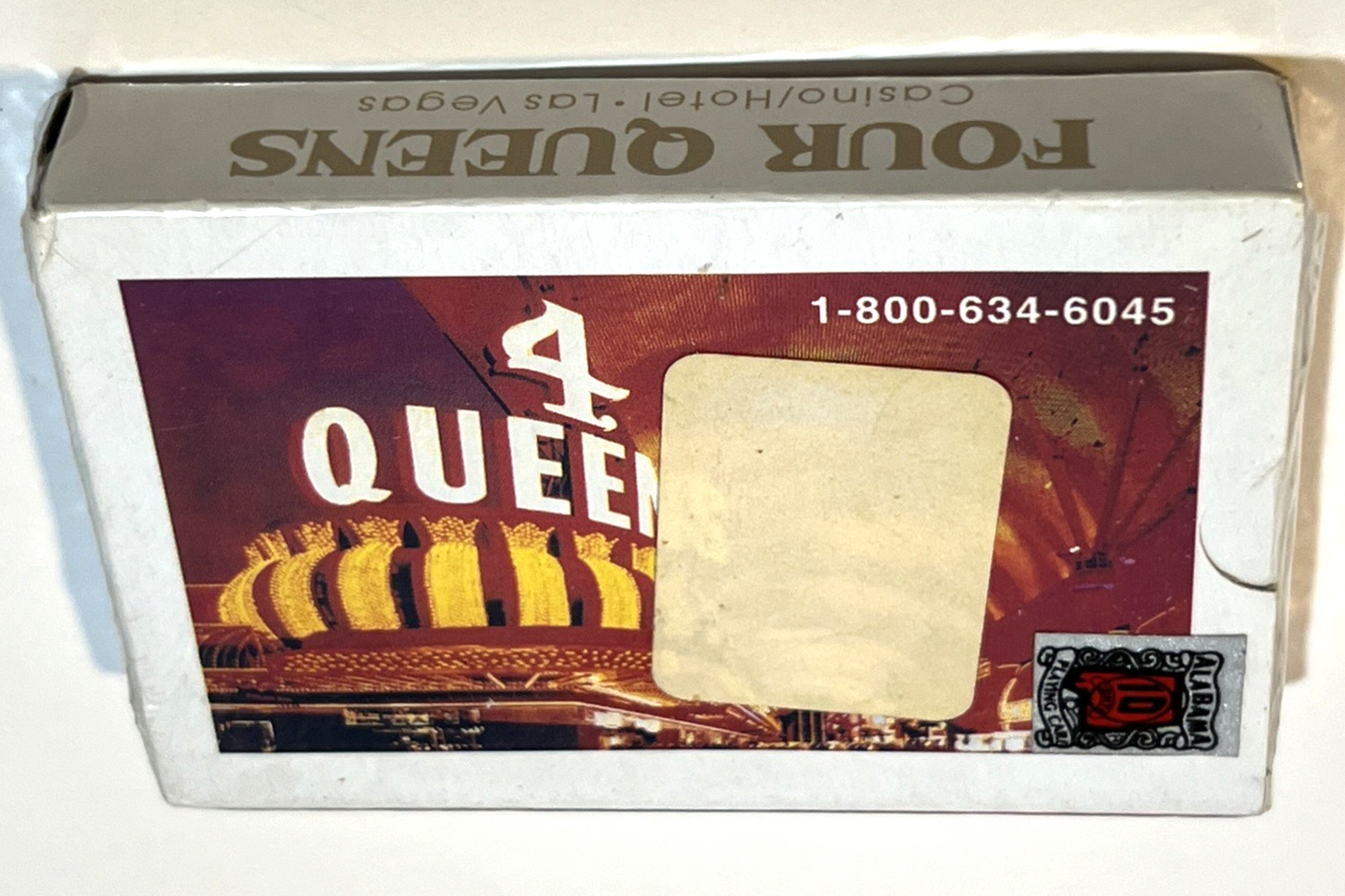 4 Queens Casino Las Vegas Playing Cards Deck Downtown Freemont Street NOS Sealed