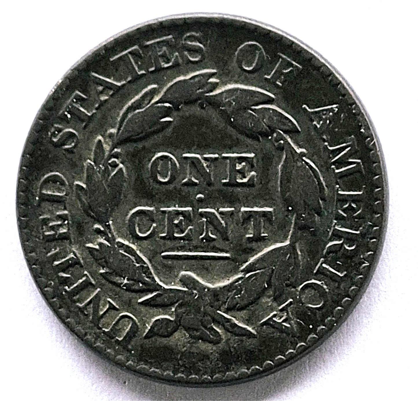 1827 Coronet Head Large Cent N11, Double Foot T, Strong VF+ Features 1C GSID 940