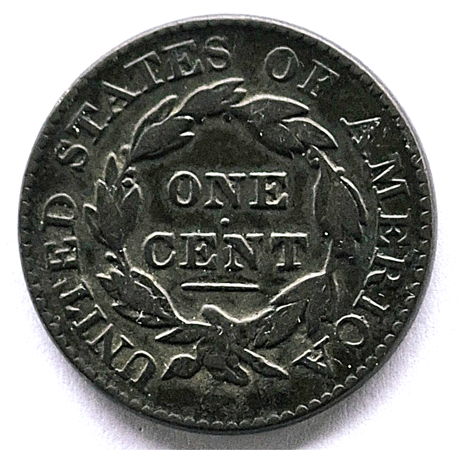 1827 Coronet Head Large Cent N11, Double Foot T, Strong VF+ Features 1C GSID 940