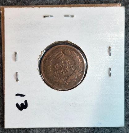 1874 Indian Head Cent Penny G-VG Features, Receive Coin Pictured 1C