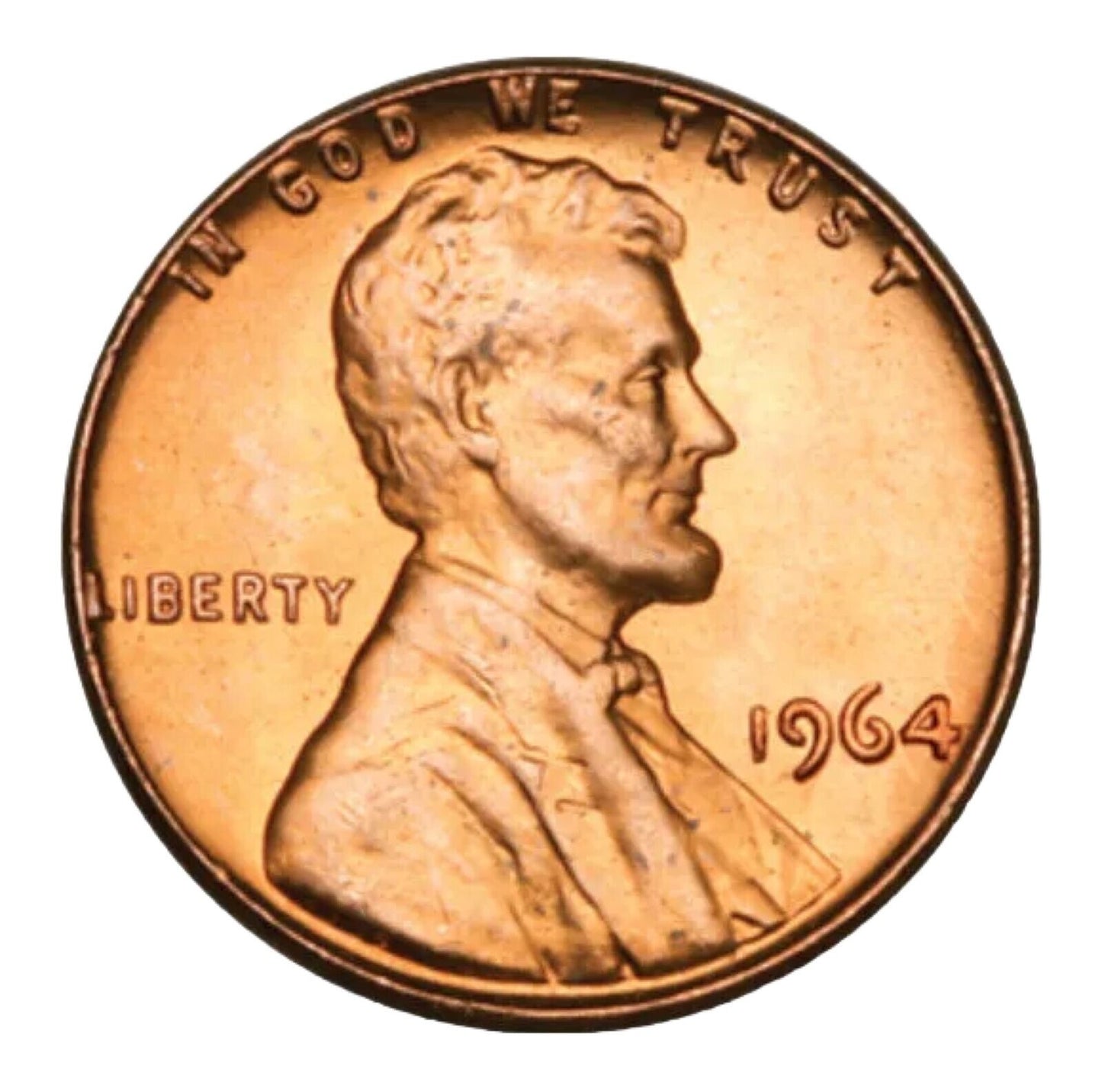 ✅ 1964-P BU UNC Lincoln Memorial 1c BRILLIANT UNCIRCULATED From OBW Roll