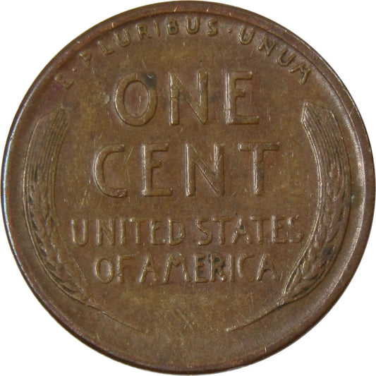 1948-D Lincoln Cent FINE (F) Circulated Condition Copper Penny Coin Denver Mint