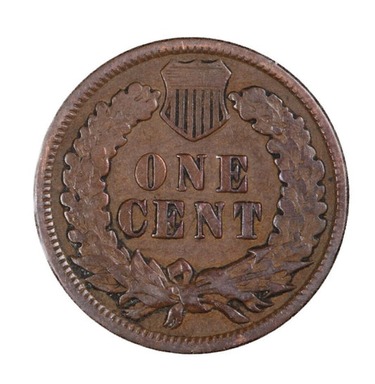 1893 Indian Head Penny Good - Very Good Condition (G-VG) Average Circulated Coin