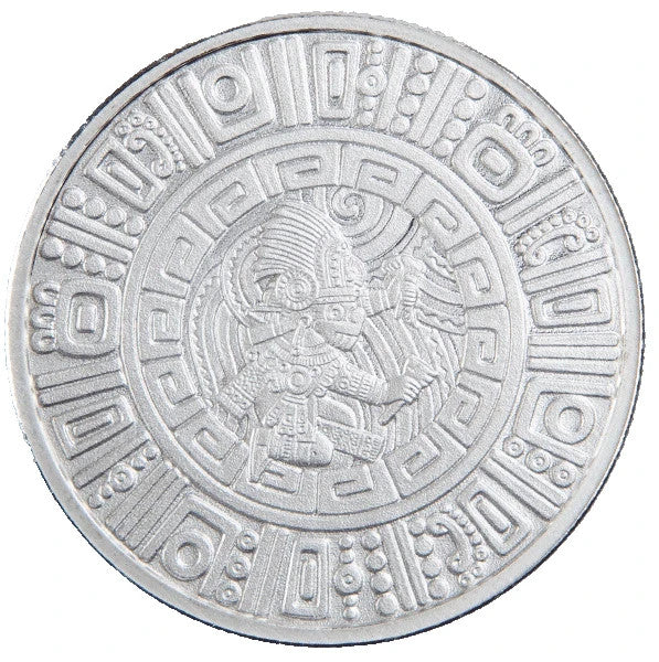 Aztec Goddess of Water | Chalchiuhtlicue  1 oz .999 Fine Silver Round In Capsule