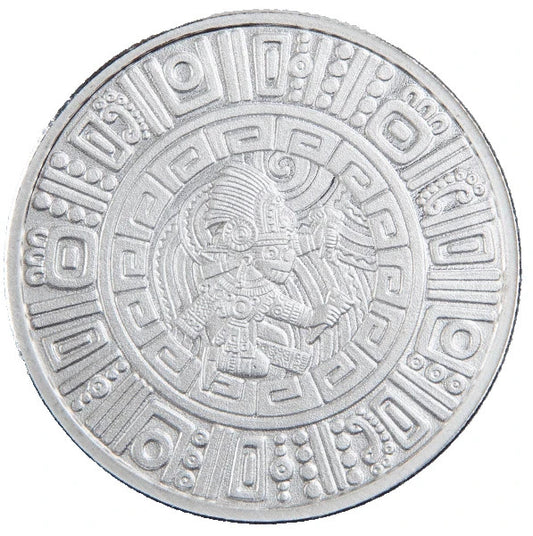 Aztec Goddess of Water | Chalchiuhtlicue  1 oz .999 Fine Silver Round In Capsule