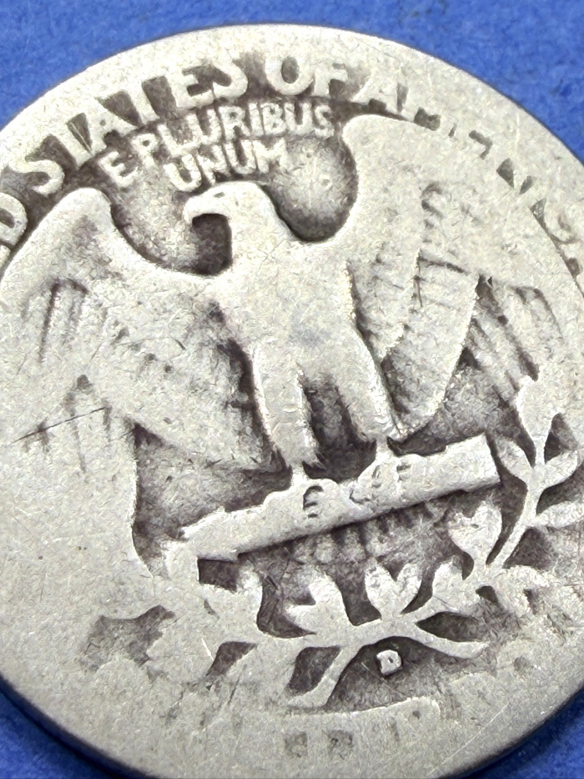 1935-D Washington Quarter 25C 90% Silver G Good Denver Better Date Early Issue