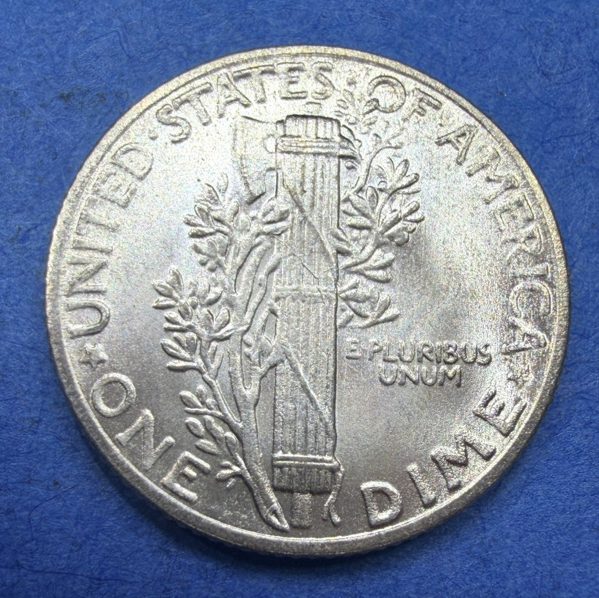 1930 Mercury Dime 10C AU About Uncirculated Lustrous 90% Silver Winged Liberty