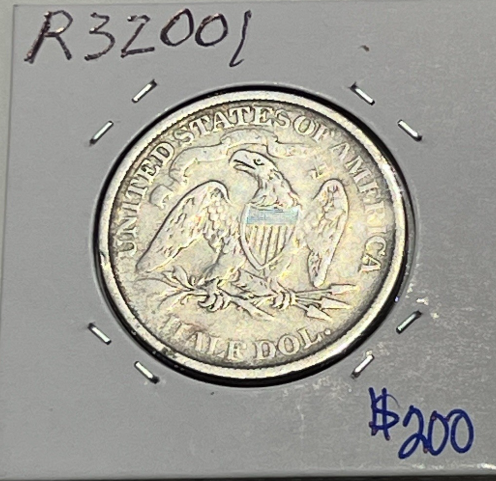1871-S Liberty Seated Half Dollar VF Qualities 90% SILVER Coin Sharp Strike