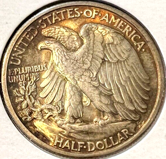 SUPER TONER GEM 1942-P Walking Liberty Half Dollar Strong MS++ Features 50C 90%