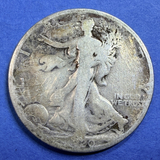 1920-S Walking Liberty Half Dollar 50C VG Very Good 90% Silver US Coin