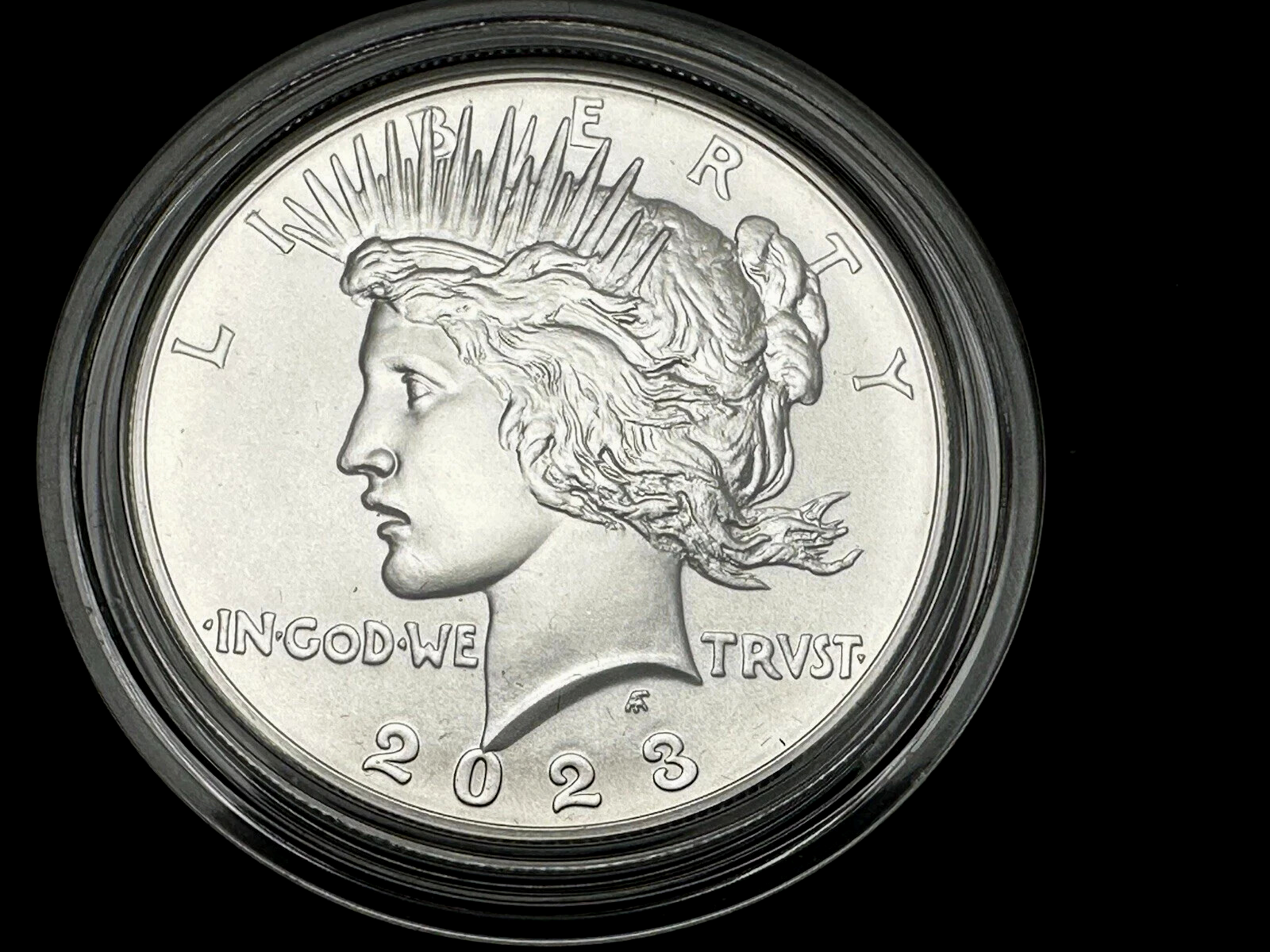 {4 Coin Set}  2023 Morgan & Peace Silver Dollars  Unc & Proof OGP BOX COA .9999