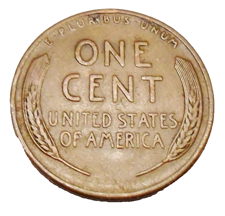 1946-D Lincoln Cent FINE (F) Circulated Condition Copper Penny EARLY Denver Mint