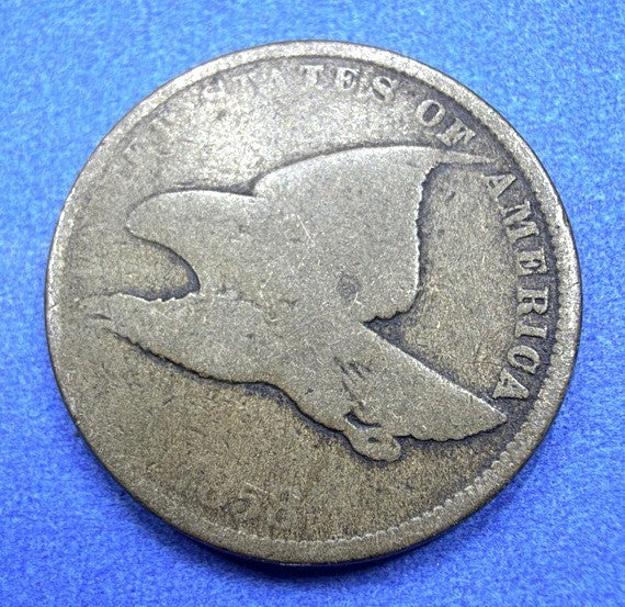 1858 Flying Eagle Cent AG Full Eagle Outline Pre Civil War First Small Cent Type