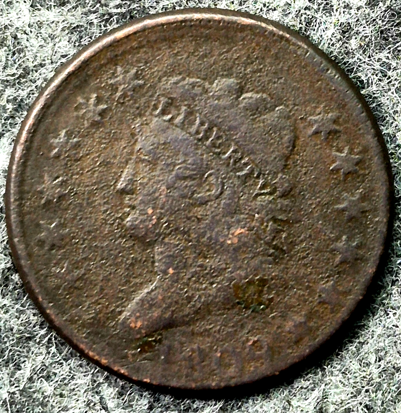 1809 Classic Head Large Cent Rare Very Key Date Only 222K VG+ Features Corroded