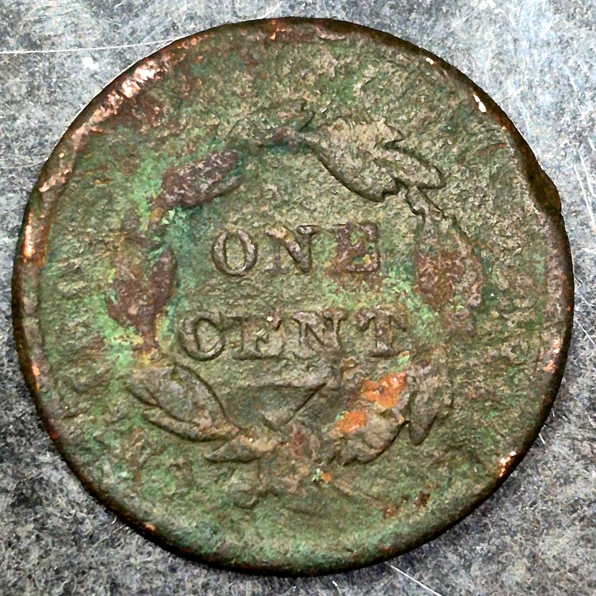 No Date Coronet Matron Head Large Cent 1816-1839 Conservation Project 1C Copper