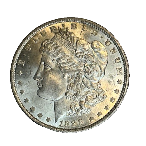 1888 (P) Morgan Dollar $1 Brilliant Uncirculated BU Bright Shiny 90% Silver Coin