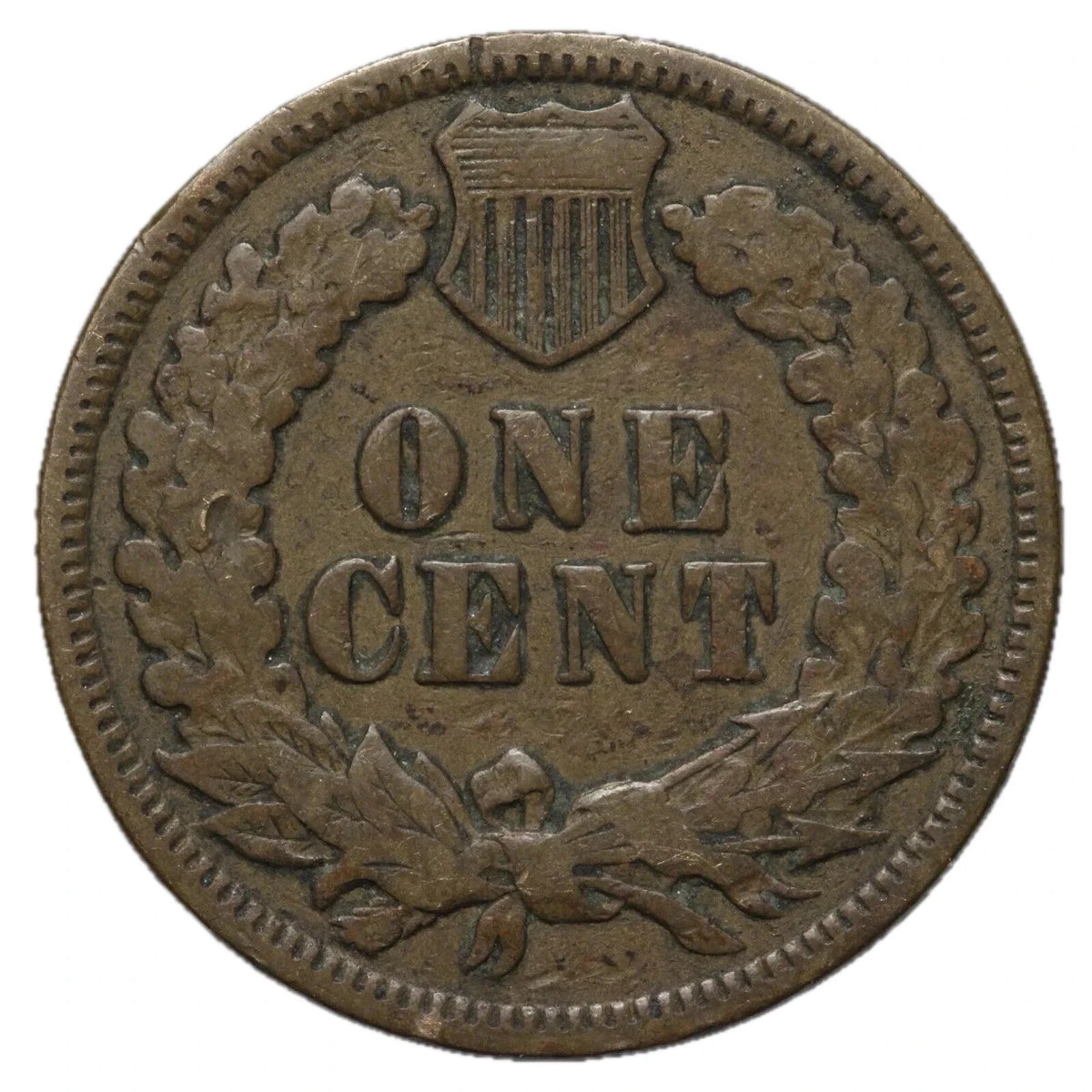 1882 Indian Head Cent Good- Very Good Average Circulated Condition Copper Penny