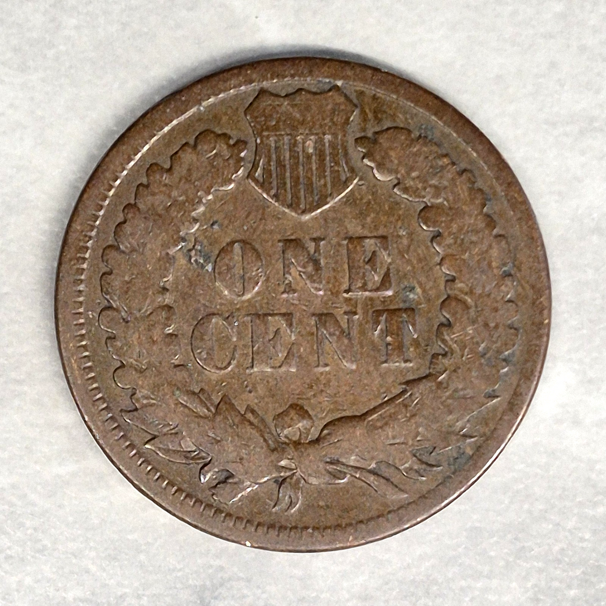 1890 Indian Head Cent Penny 1C G Good Bronze Brown Philadelphia US Type Coin