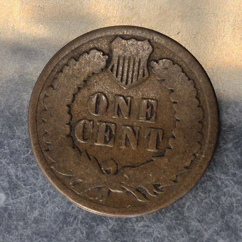 1890 Indian Head Cent Penny 1C G Good Bronze Philadelphia 19th Century US Coin