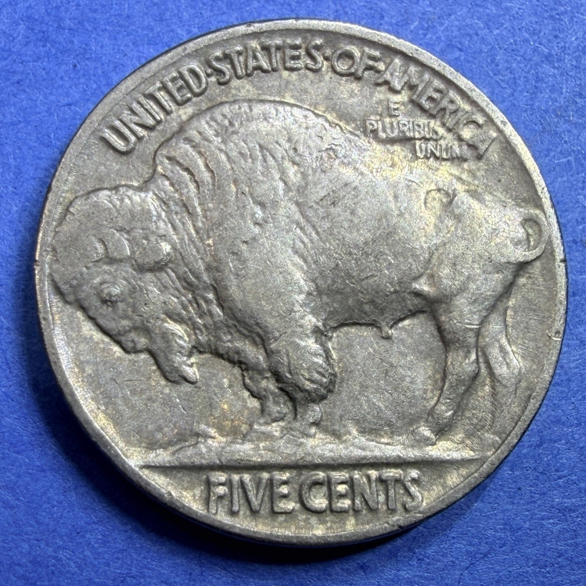 1936 Buffalo Nickel 5C VF Very Fine Full Horn Sharp Strike Bison US Coin