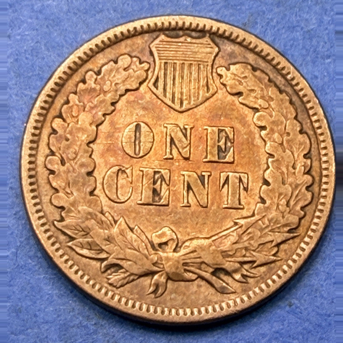 1891 Indian Head Cent 1C F-VF Fine to Very Fine Natural Toned Bronze Penny Coin