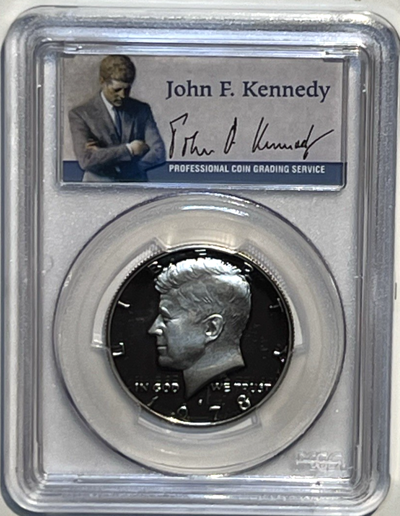 1998-S Kennedy Half Dollar Proof PCGS PR69DCAM John Kennedy JFK Label Signature