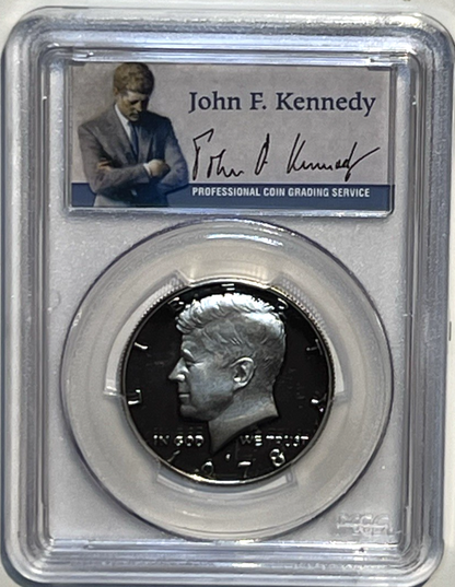 1998-S Kennedy Half Dollar Proof PCGS PR69DCAM John Kennedy JFK Label Signature