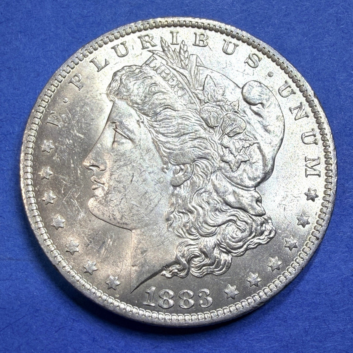 1883-O Morgan Silver Dollar $1 BU Brilliant Uncirculated New Orleans White Shine