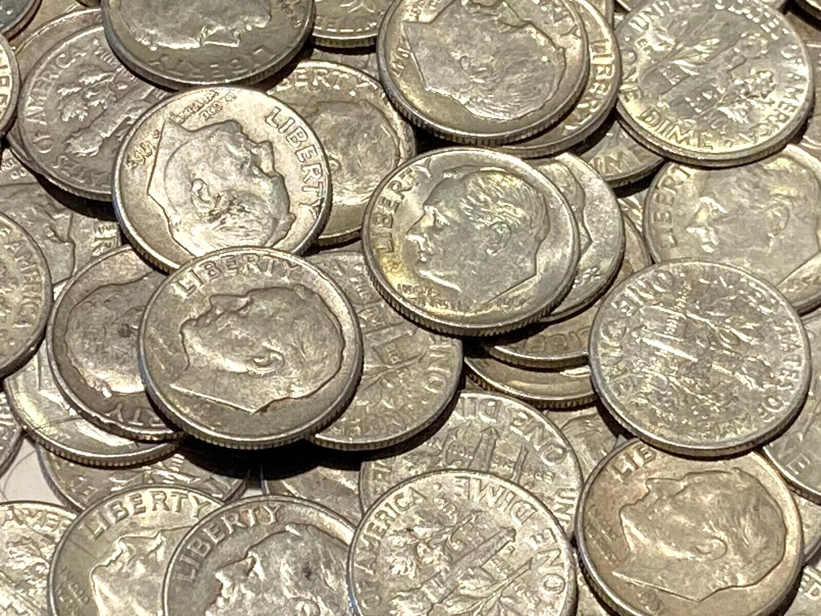 ✅ 90% Silver💰 Roosevelt Dimes - Random Year - Silver Stacking - Choose How Many