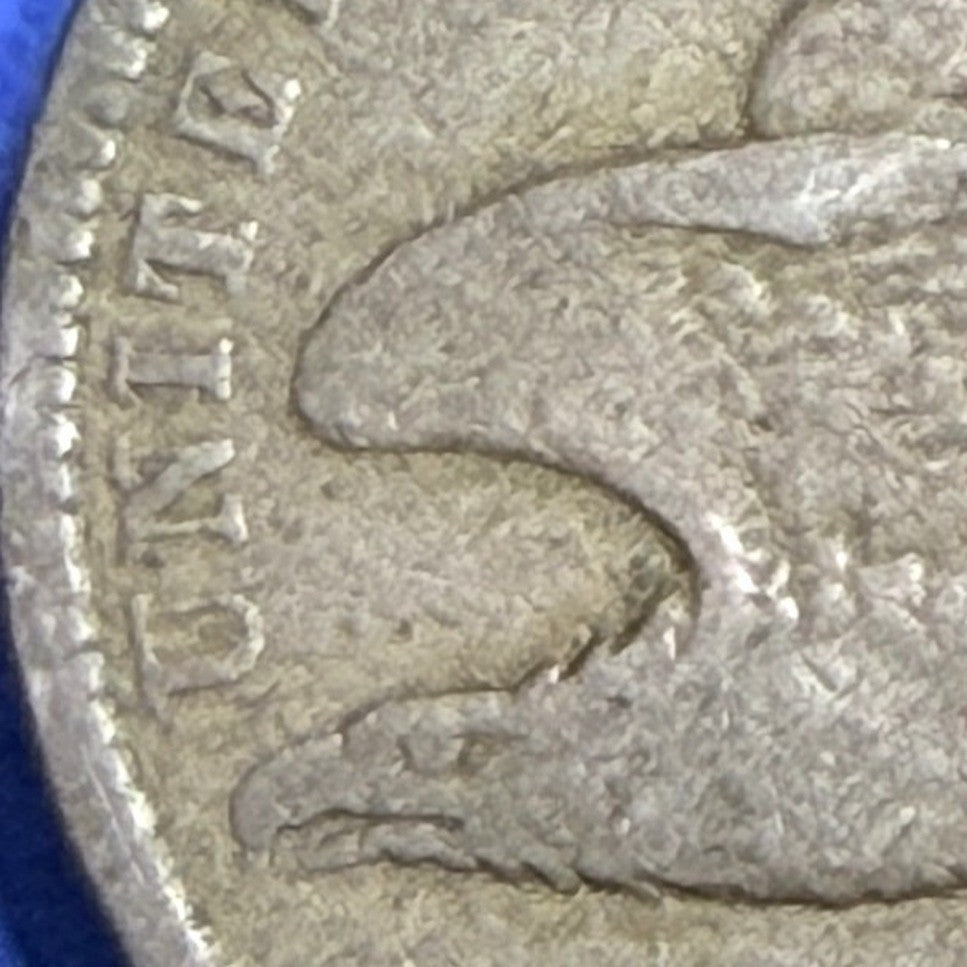 1858 Flying Eagle Cent 1C G Good Type Coin Copper Nickel Antique Penny US Coin