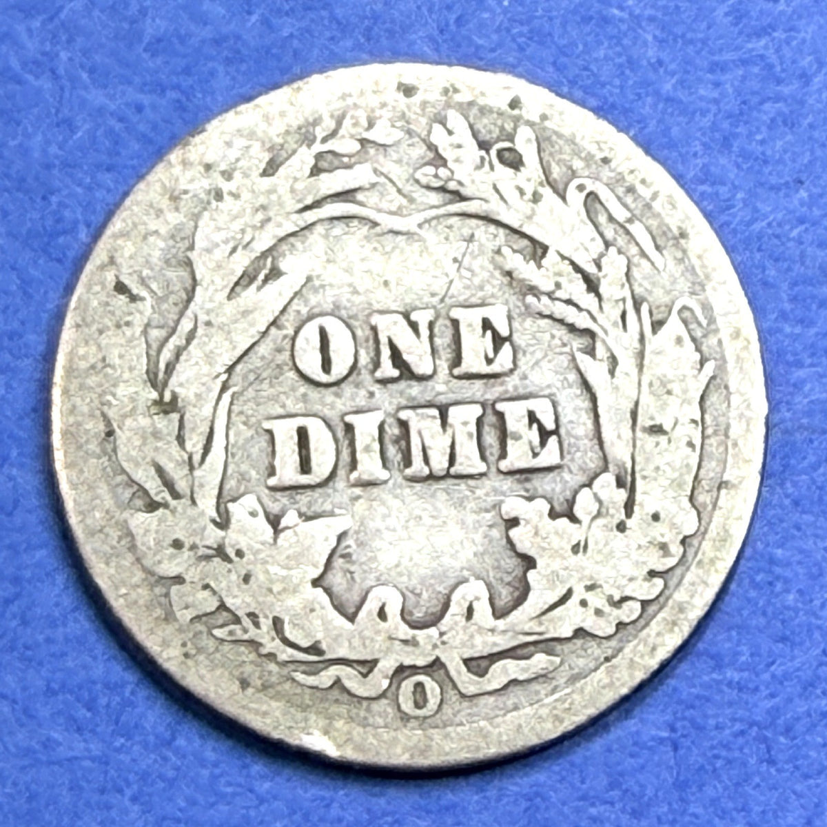 1902-O Barber Dime 10C VG Very Good New Orleans Mint 90% Silver Antique US Coin