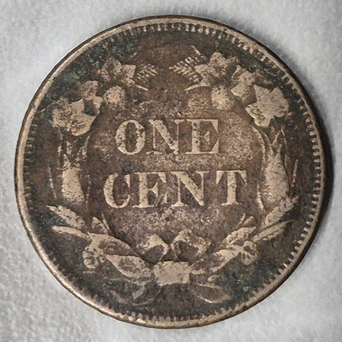 1858 Flying Eagle Cent Large Letters Low Leaves? You Judge Fine Last Year Type