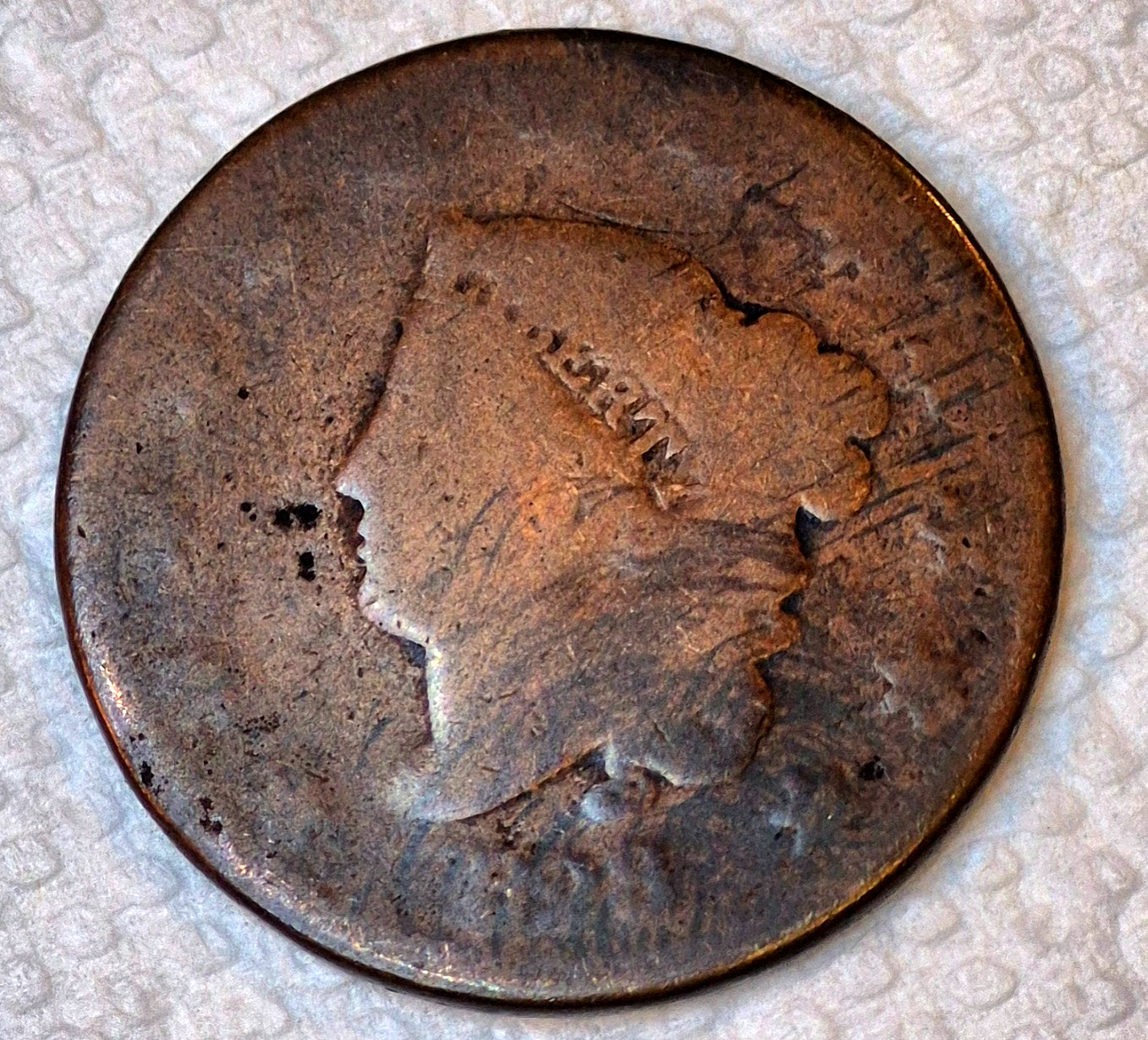 1828 Large Narrow Date 1C Coronet Head Cent N2 R2 GSID 946 Good Features