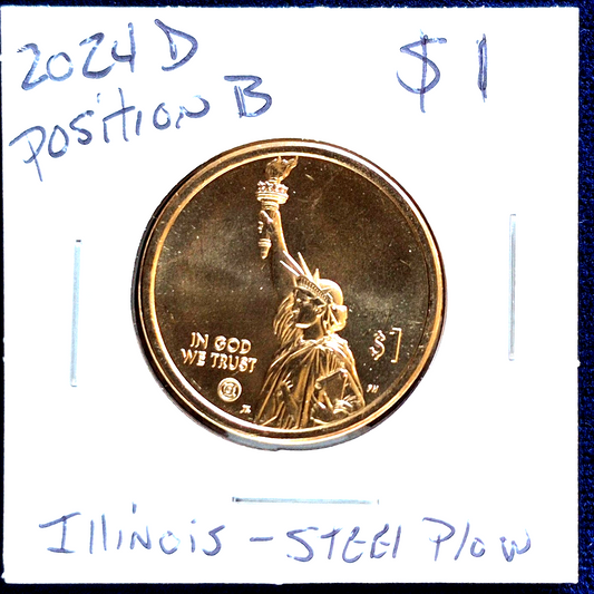 2024 D  $1 American Innovation - Steel Plow - Illinois - BU - Position B