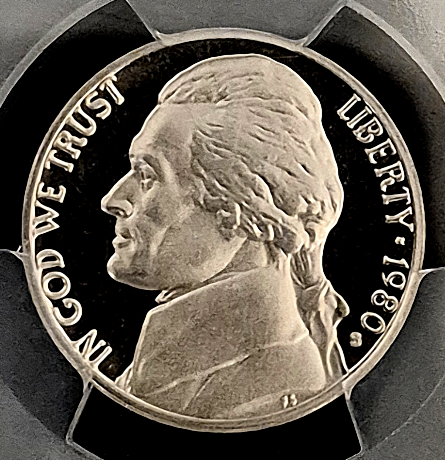 1980-S Proof Jefferson Nickel 5C - PCGS PR70 DCAM Deep Cameo (PF70) - Top Grade!