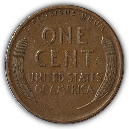 1920 S BN Lincoln Wheat Cent Good (G) to FINE (F) Circulated Condition Coin