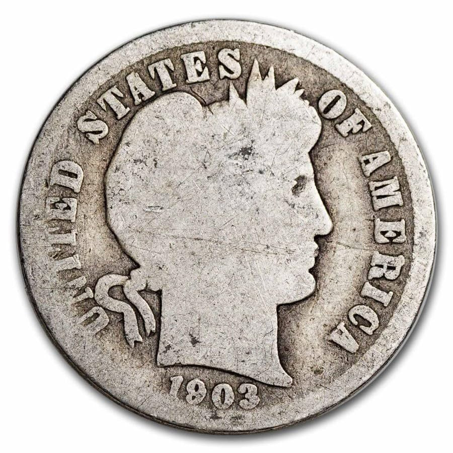 ✅ Barber Dime Average Condition Random Selection Date & Mint 90% SILVER Coins