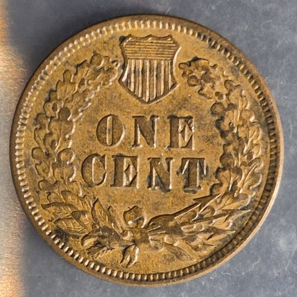 1905 Indian Head Cent Penny 1C AU About Uncirculated Full LIBERTY 4 Diamonds