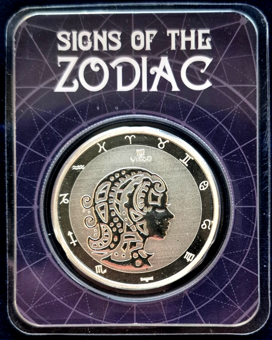 2022 Tokelau 1 oz .999 Silver $5 Zodiac Series: Virgo BU (TEP)