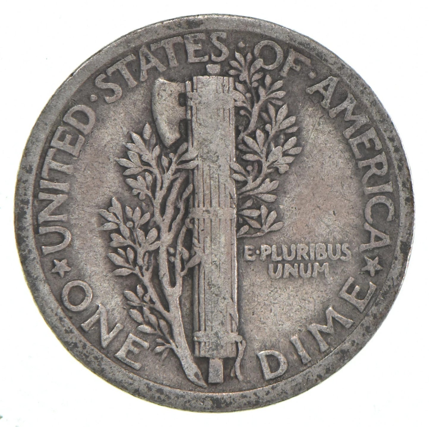 1920 P Mercury 90% SILVER Dime G-VG Average Circulated Condition