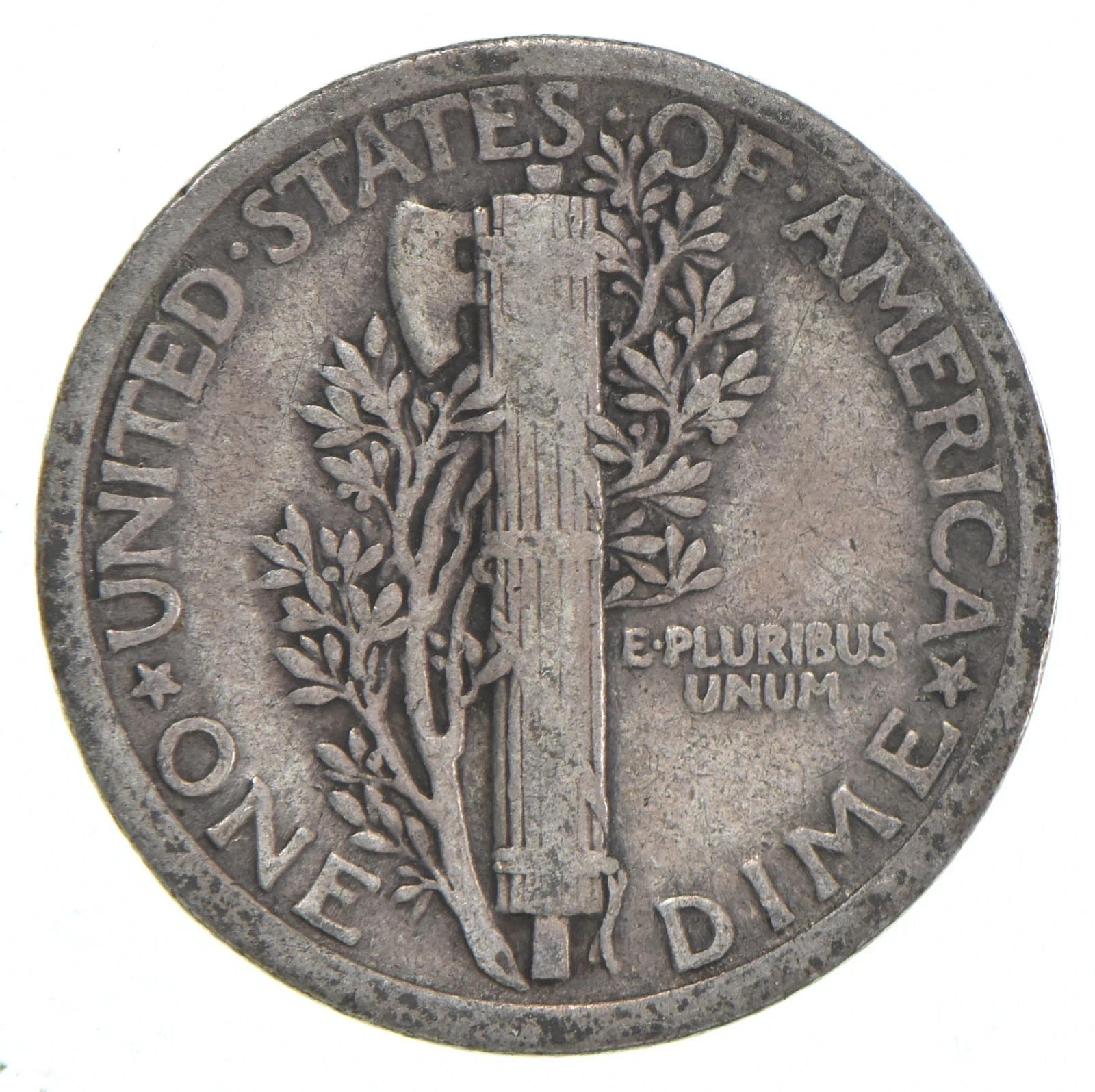 1920 P Mercury 90% SILVER Dime G-VG Average Circulated Condition
