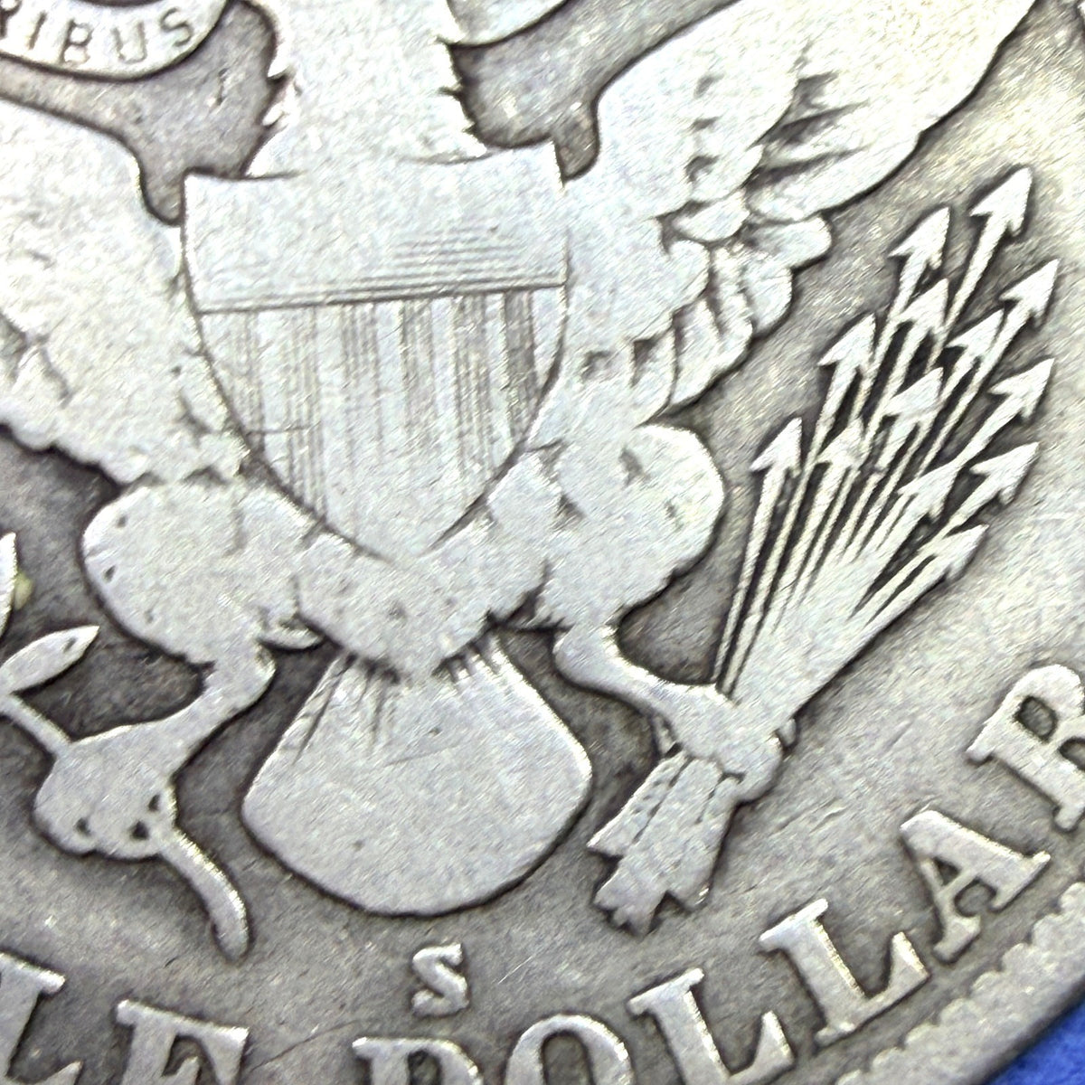 1914-S Barber Half Dollar 50C VG Low Mintage 992,000 San Francisco 90% Silver