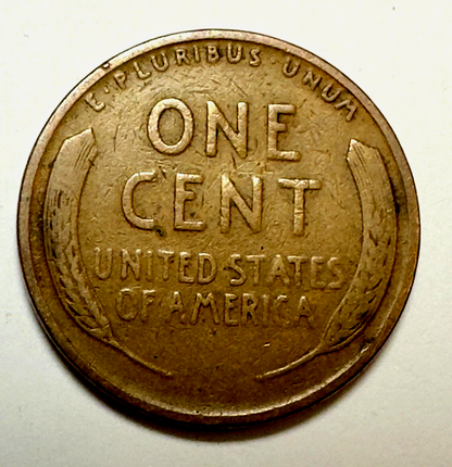 1927 Lincoln Cent Good (G) to FINE (F) Circulated Condition Copper Penny