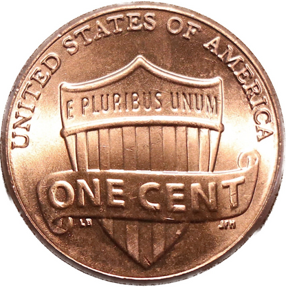 2021-D Gem BU RED  Lincoln Shield Cent Penny From US OBW Bank Wrapped Roll