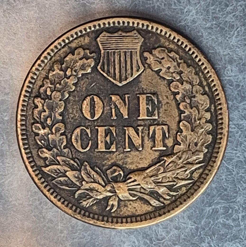 1891 Indian Head Cent Penny 1C VF Very Fine Bronze Philadelphia 19th Century