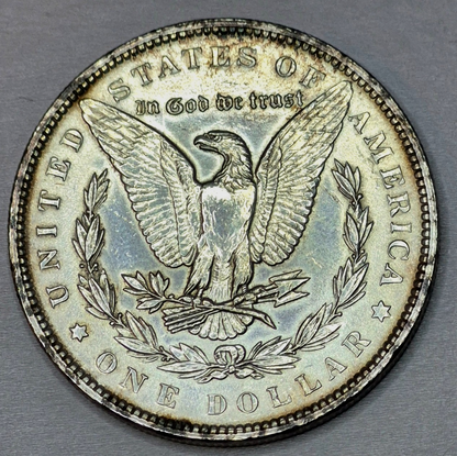 1888-P Morgan 90% Silver Dollar Crisp Strike & Toning Strong MS Features